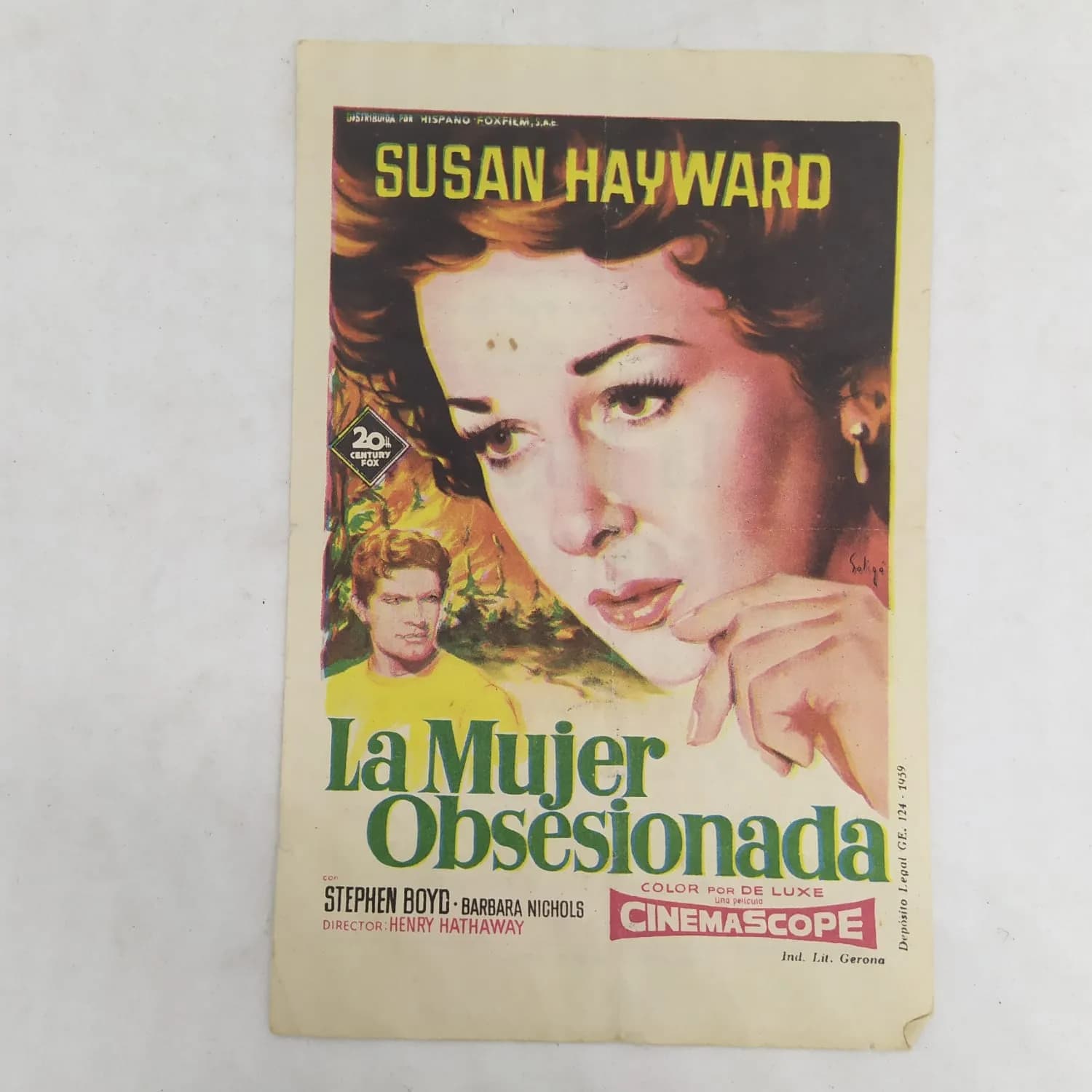 Afiche la mujer obsesionada 1959