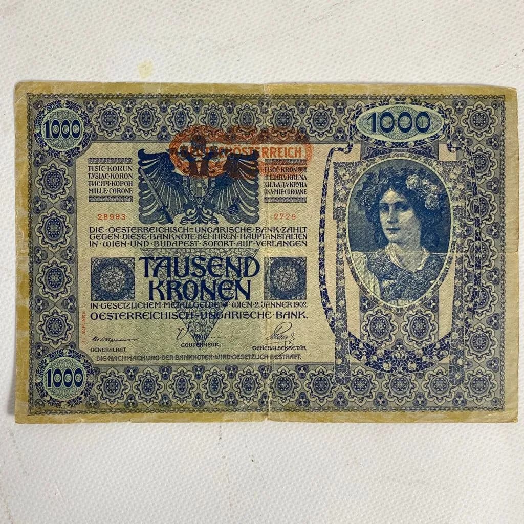 Billete 1000 tausend 1902