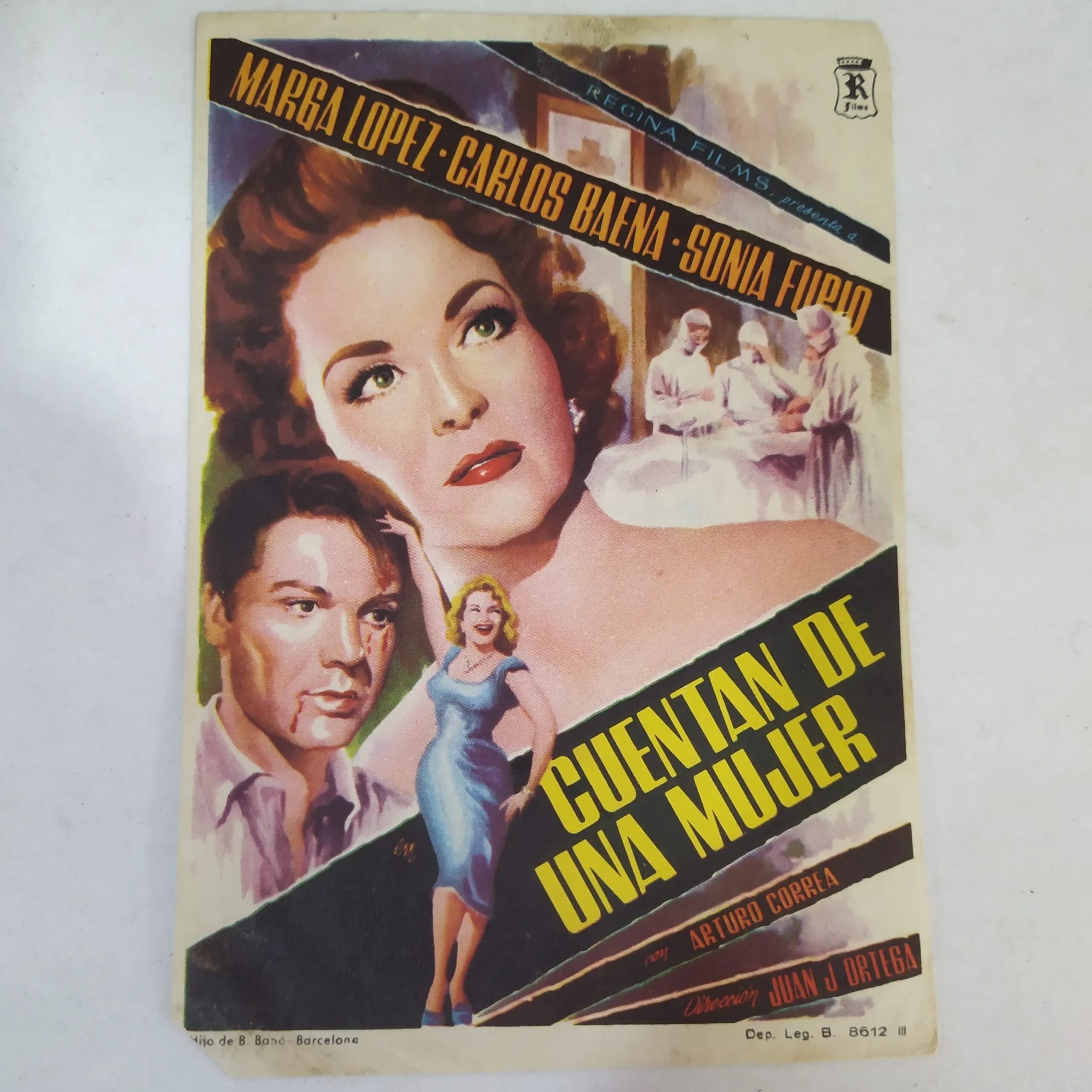 Afiche cine: cuentan de una mujer