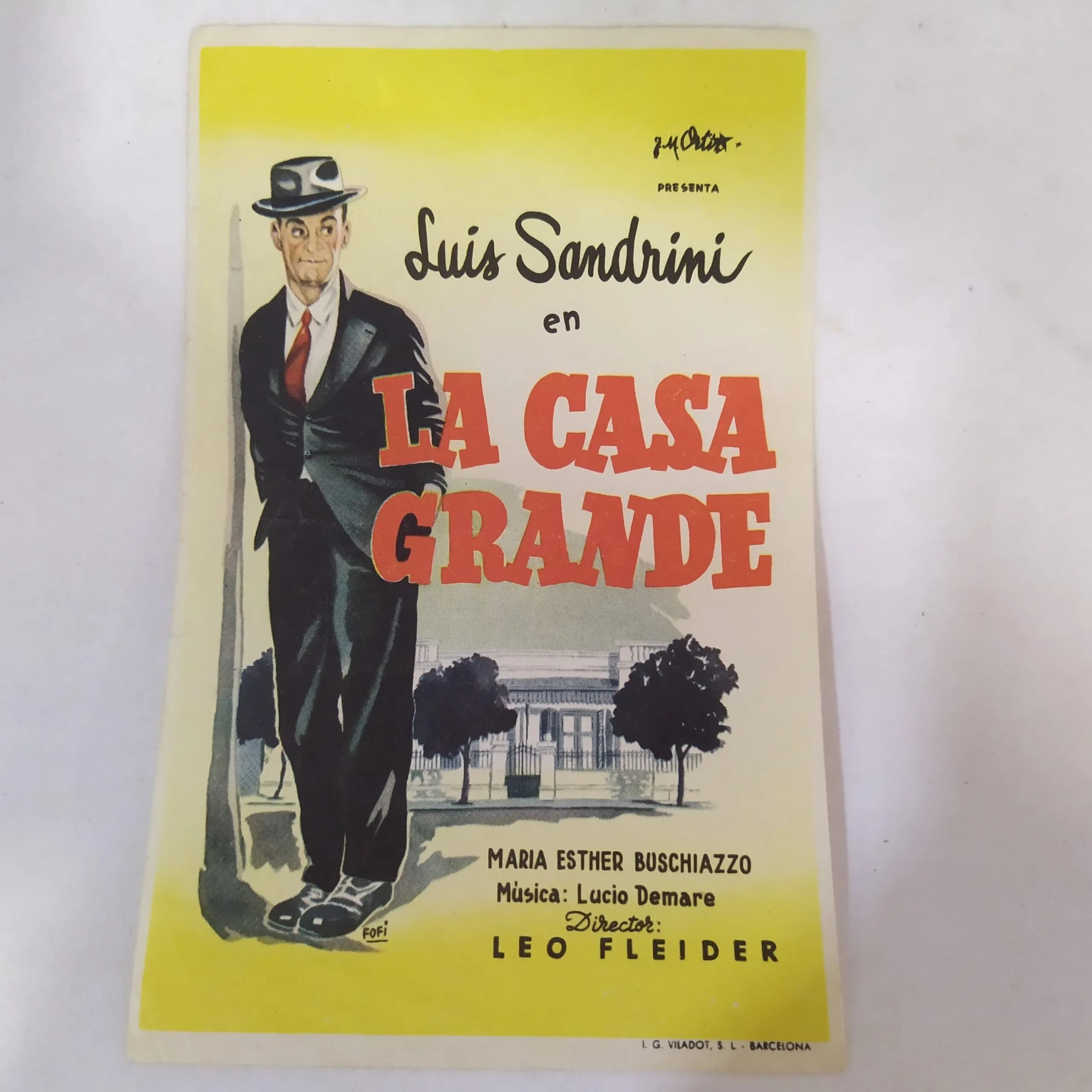 Afiche cine: la casa grande
