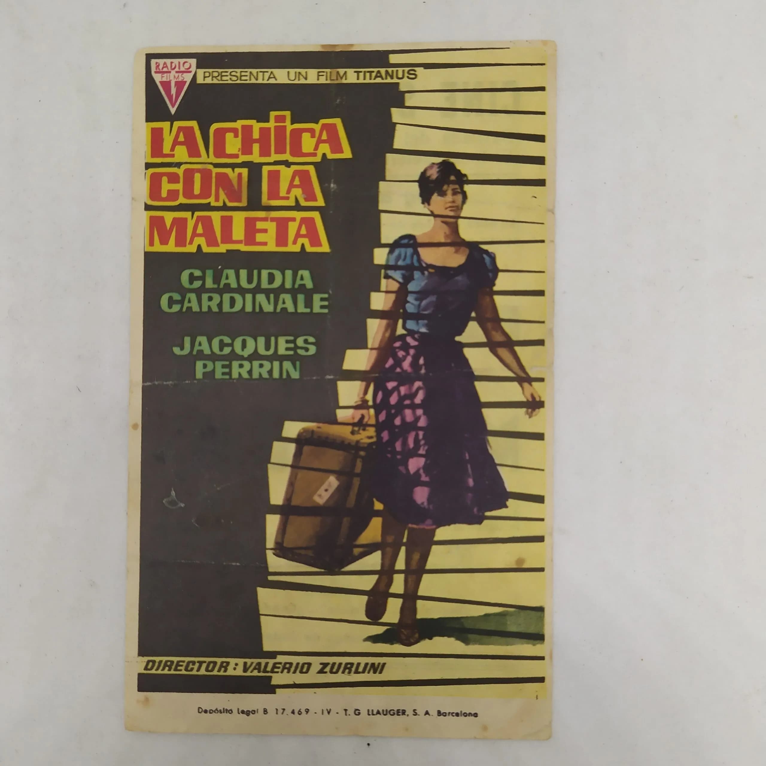 Afiche cine: la chica con la maleta