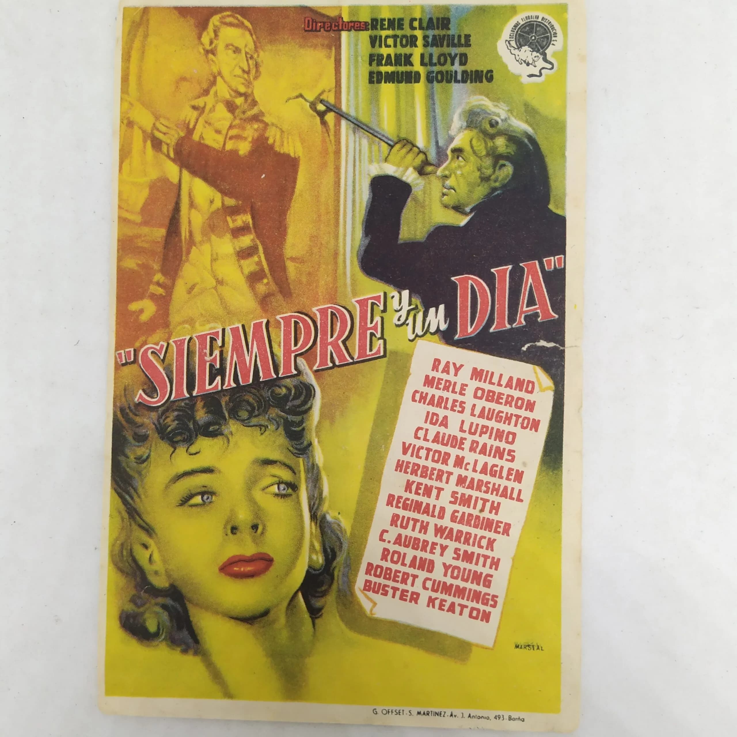 Afiche cine: siempre y un día