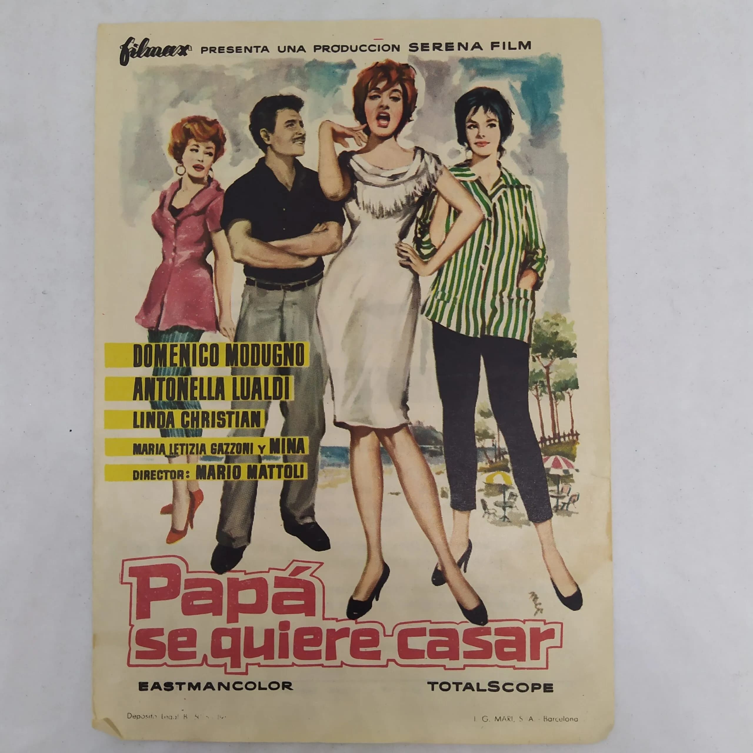 Afiche cine: papá se quiere casar