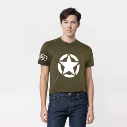Camiseta Green- Army Overtime Hombre