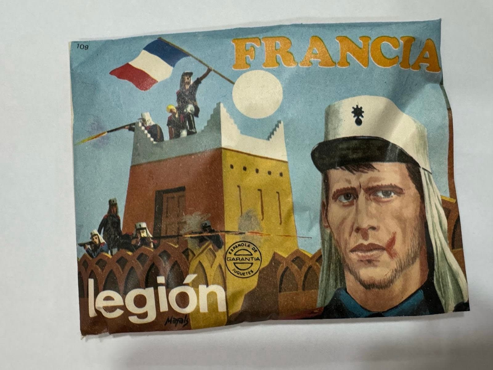 Sobre Monta Man Legión Francia