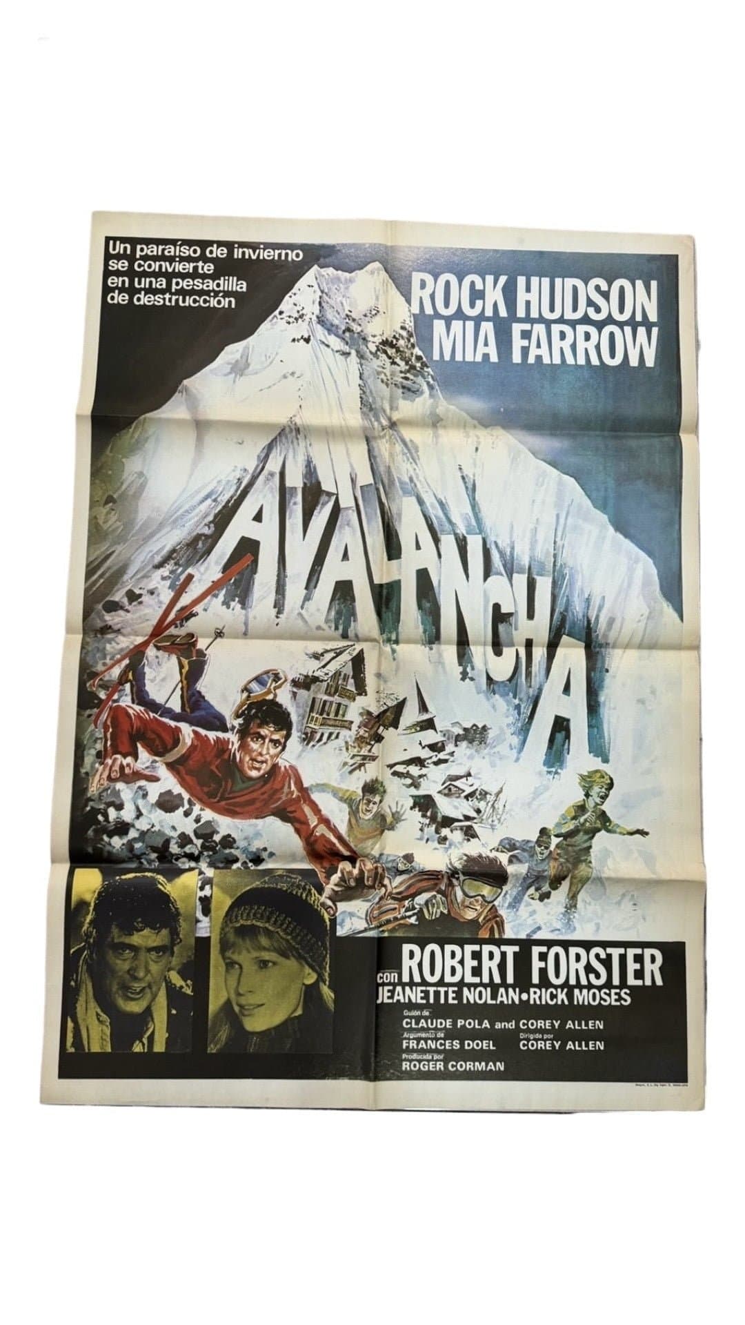 Cartel cine “Avalancha”