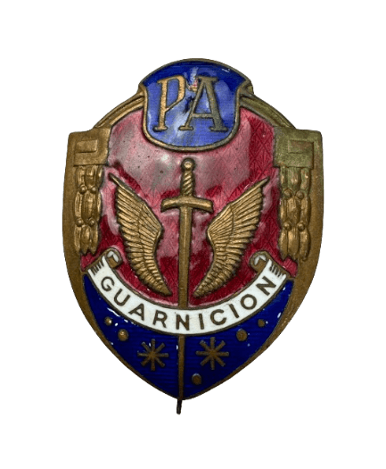 Placa Policía Armada Guarnición.