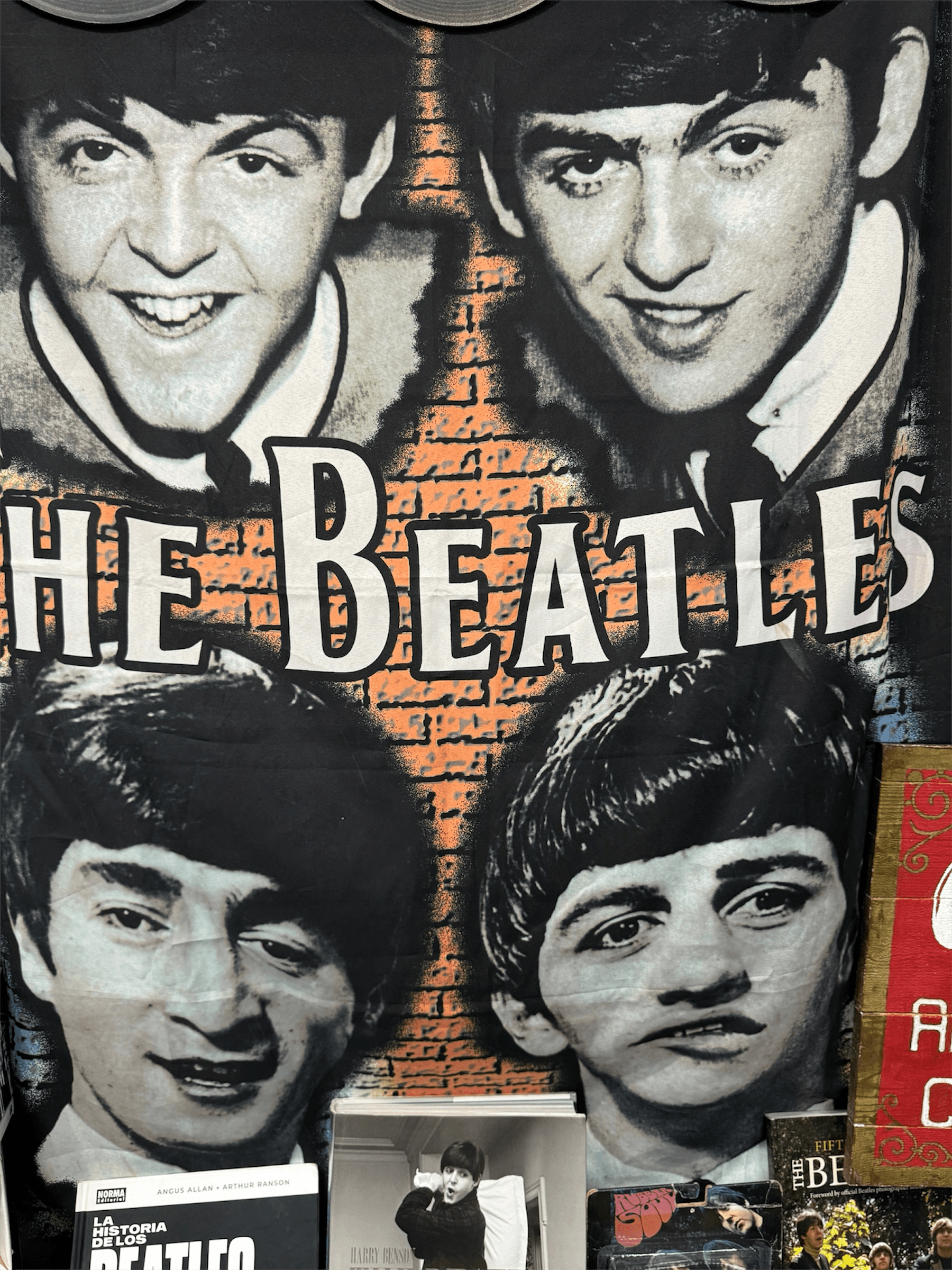 The Beatles Banderola tela