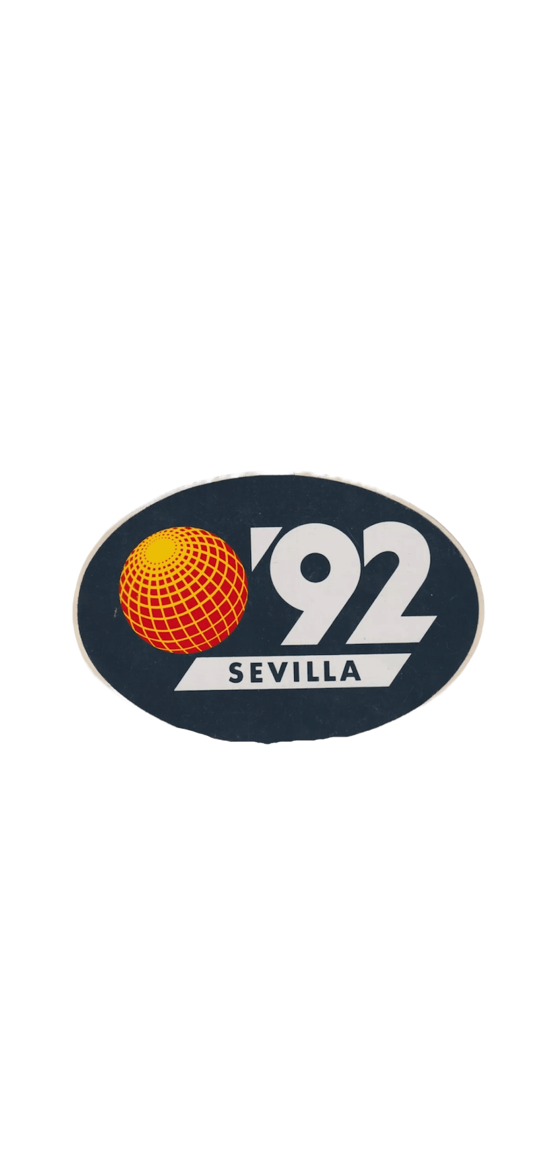 Pegatina original ovalada logo expo92