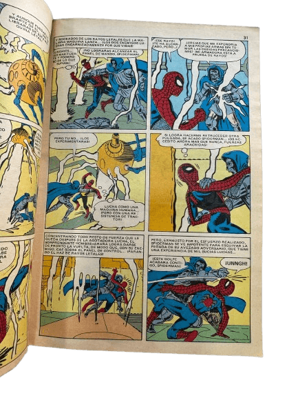 cómic- spiderman- hombre araña- tebeo