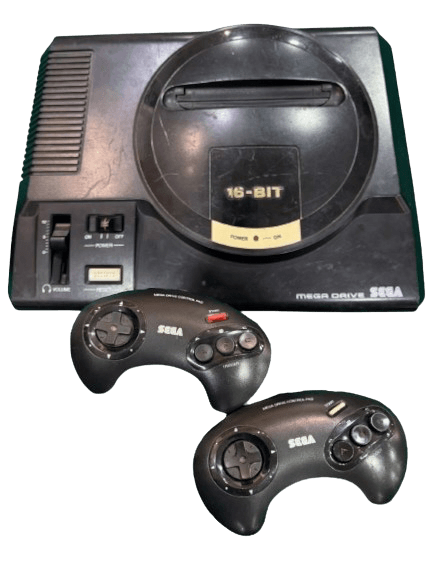Consola Sega Mega Drive 16-Bit con mandos