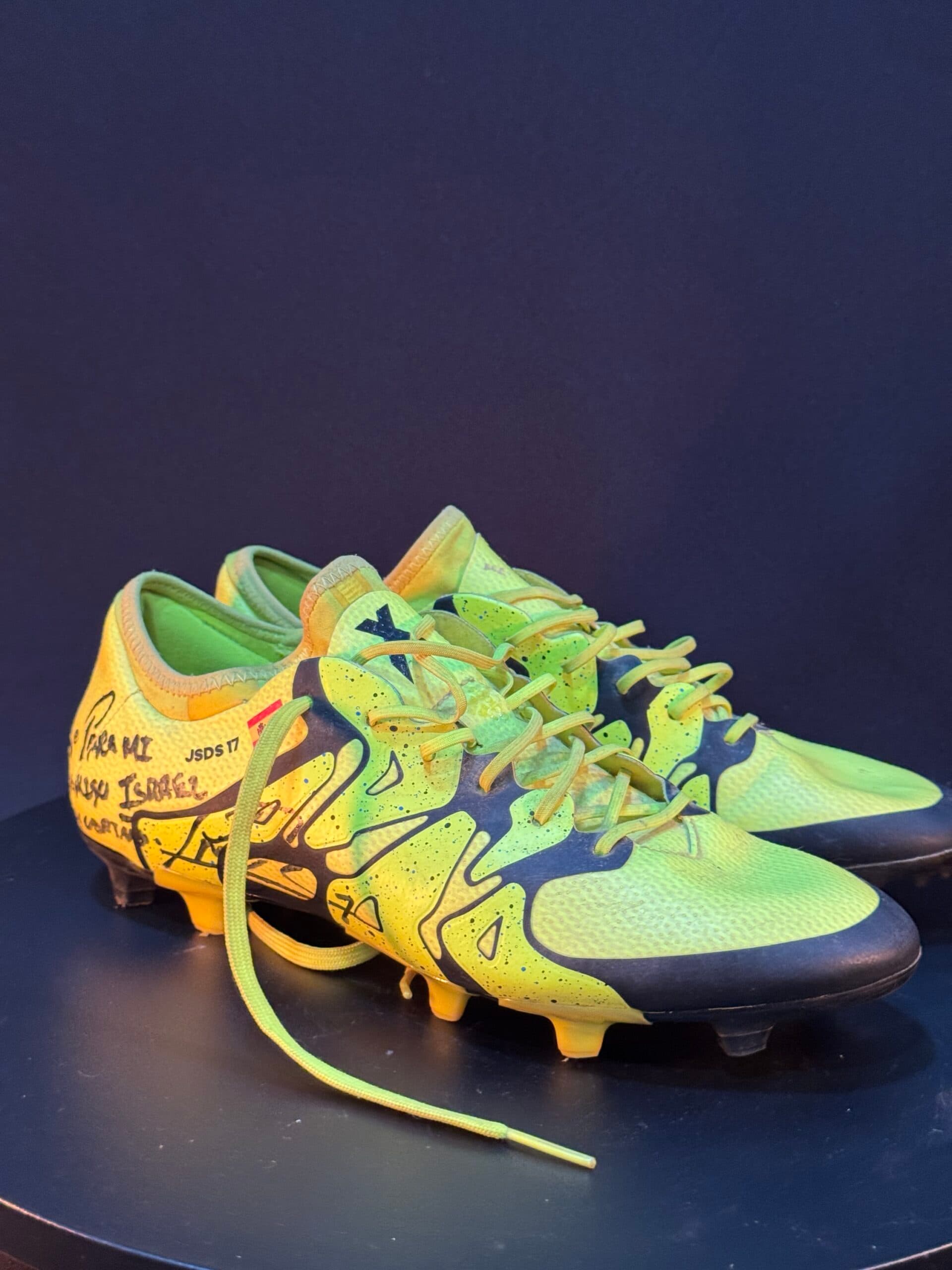 Botas de fútbol firmadas por Joaquín Originales Adidas