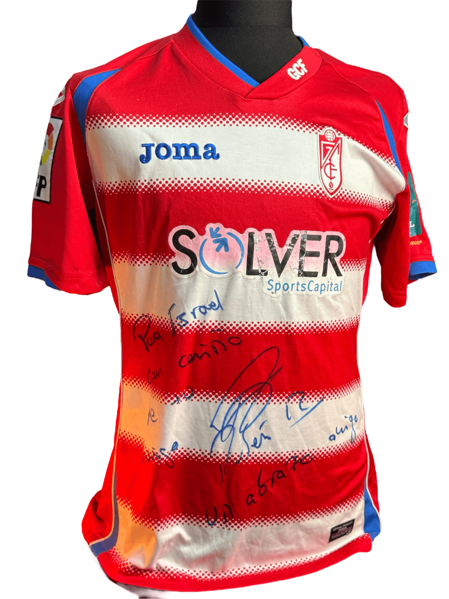 Camiseta de Jugador Rubén Pérez. 12 Firmada