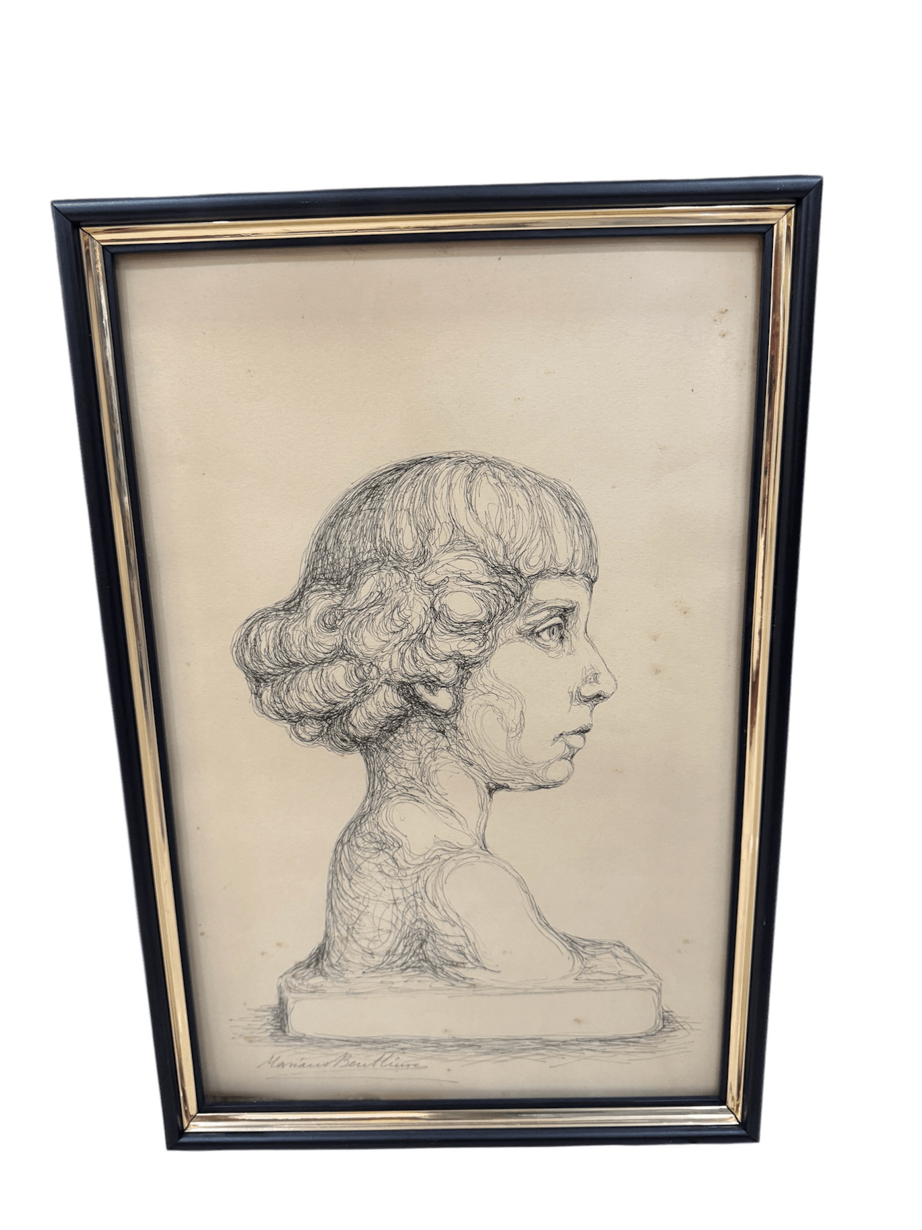 Dibujo Señora mariano Benllure 1943