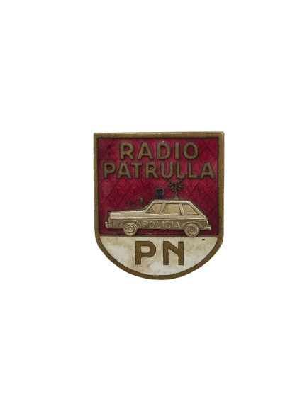 Placa "Radio Patrulla"
