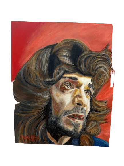 oleo sobre lienso Camaron de la isla