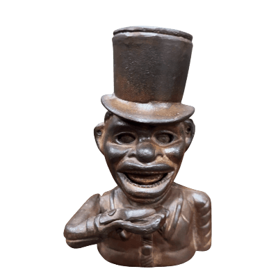 Hucha americana de hierro fundido, funcionando 1880