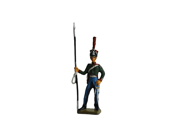 Figura Lancero de la Guardia Imperial o Guardias de Honor con colbac