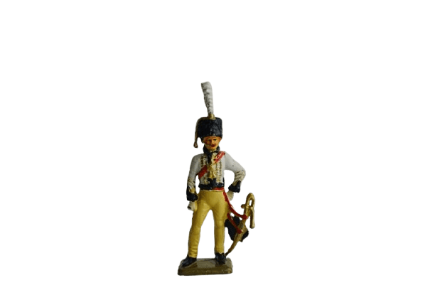 Figura Oficial de caballería ligera en uniforme de gala