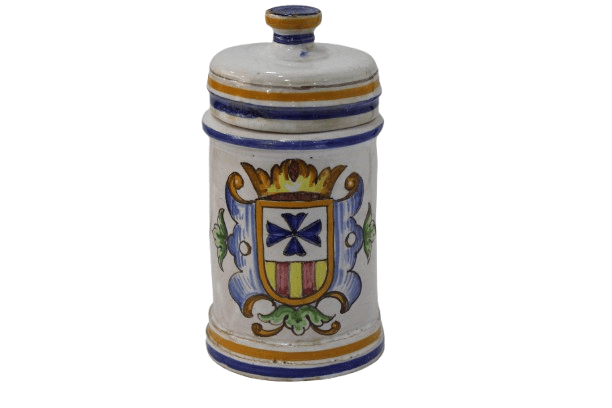 Albarelo (tarro de farmacia antiguo)