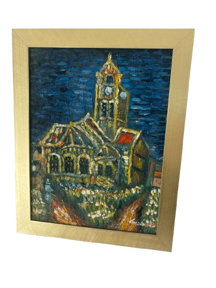 Cuadro de Iglesia Nocturna