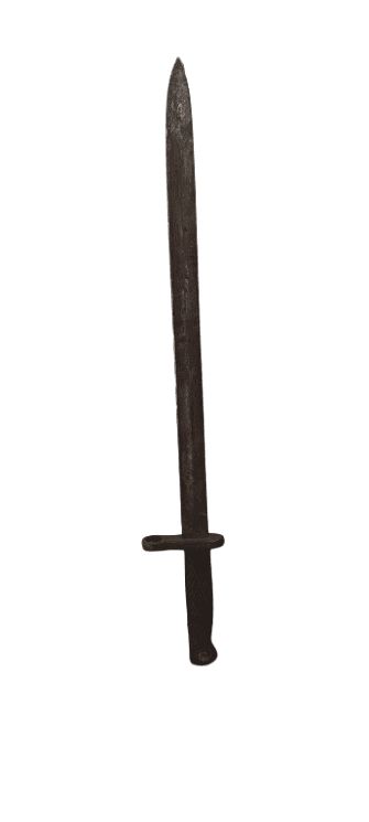 Bayoneta de fusil antigua