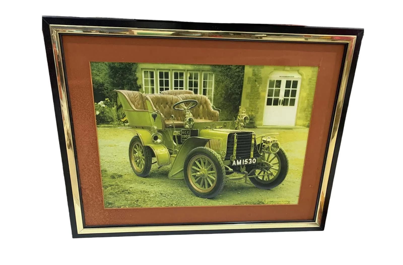 Cuadro coche antiguo Rico 1925