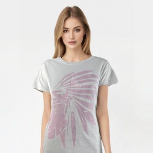 Camiseta Indian pink mujer