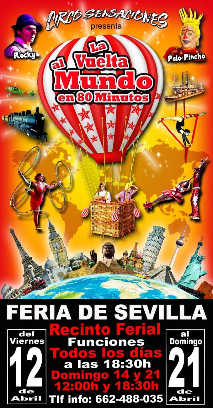 La vuelta al mundo en 80 Minutos - Circo Sensaciones