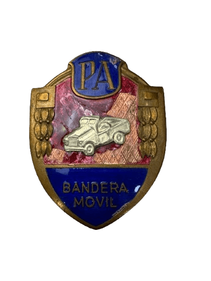 Placa Móvil Policía Armada Años 70
