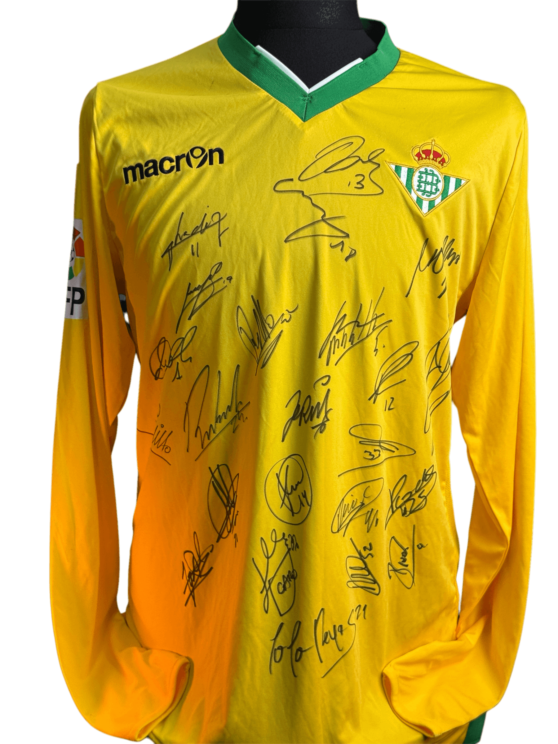 Camiseta jugador Adán 13 Original firmada por el equipo