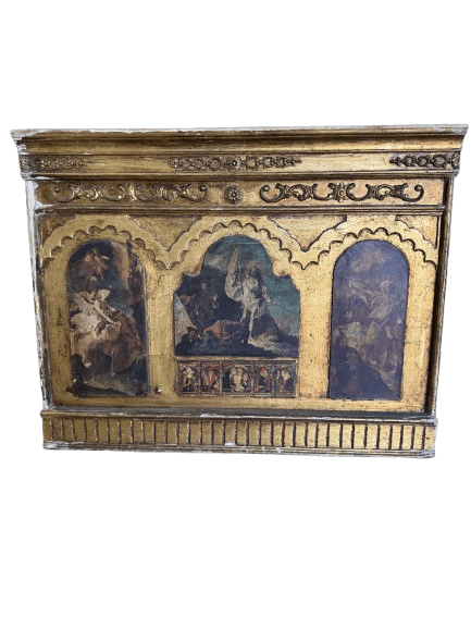 Retablo religioso muy antiguo