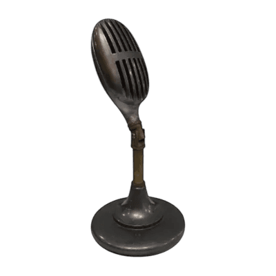 Micrófono de mesa antiguo 1940