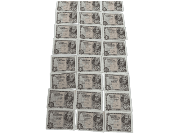 Billetes peseta 1948 Dama de Elche
