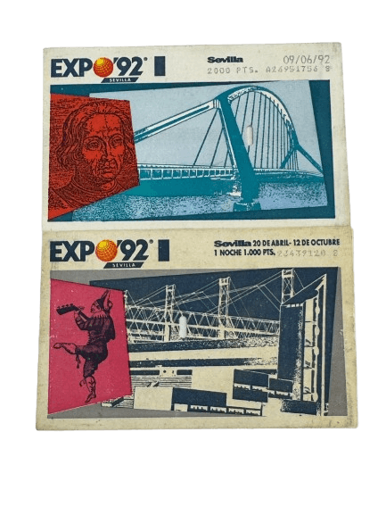 Boletos Vintage Expo '92