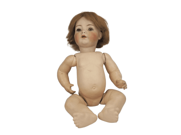 Muñeca antigua de porcelana