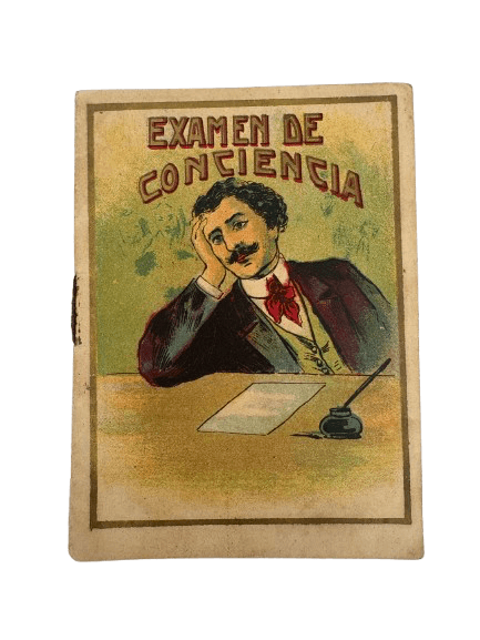 Cromo antiguo de la serie Examen de Conciencia