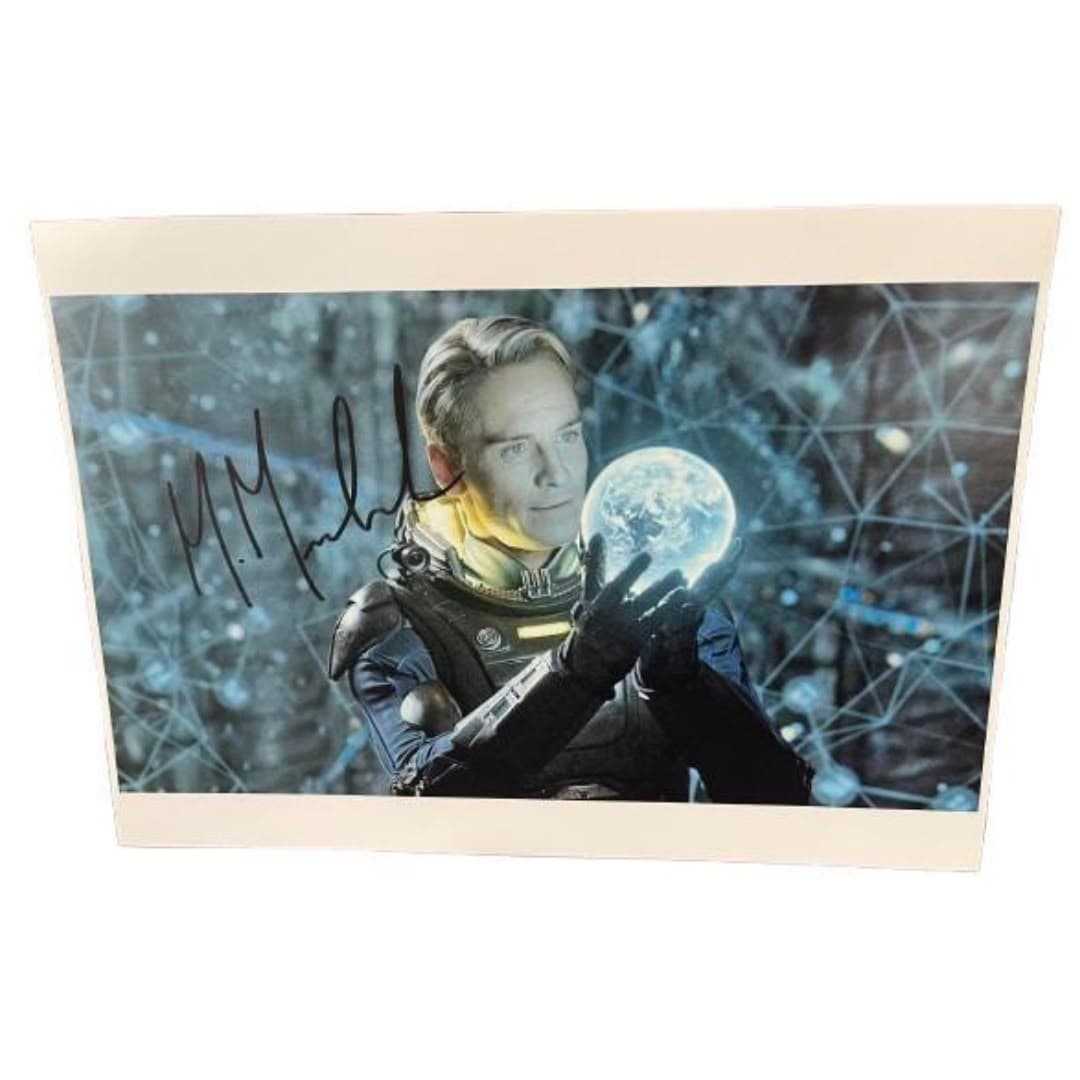 Fotografía promocional coleccionable del universo de ciencia ficción Alien con autógrafo
